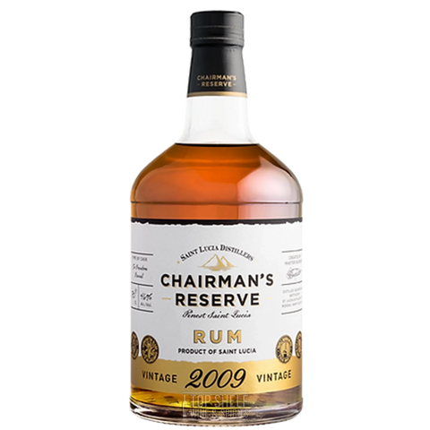 St. Lucia Distillers Chairman's Reserve 2009 Vintage Ex-Bourbon Barrel Finest Rum 750ml