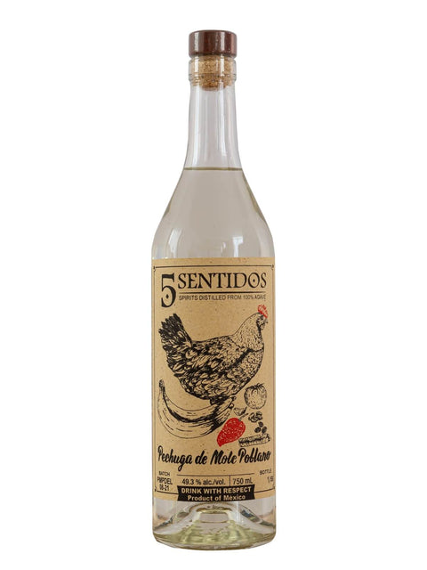 5 Sentidos Pechuga de Mole Poblano Agave Spirit 750ml