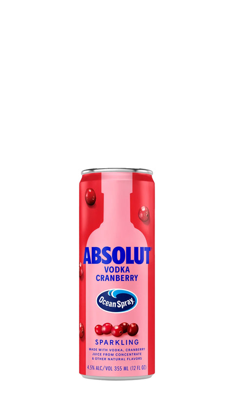 Absolut & Ocean Spray Cranberry Vodka Cocktail