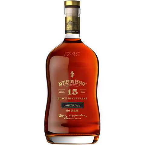 Appleton Estate 15 Year Old Black River Casks Rum 750ml