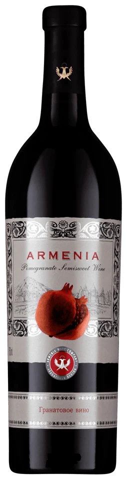 Armenia Pomegranate Semi Sweet Wine 750ml