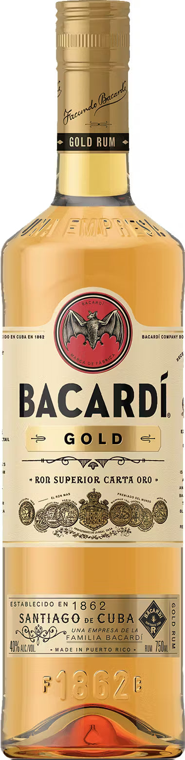 Bacardi Carta Oro Superior Gold Rum 750ml