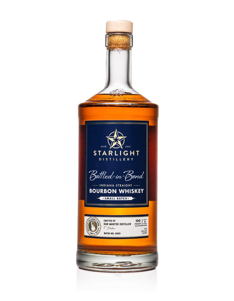 Starlight Distillery Carl T. Bottled in Bond Straight Bourbon Whiskey 750ml