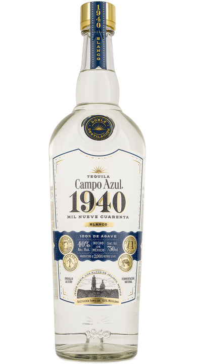 Campo Azul 1940 Blanco Tequila 750ml