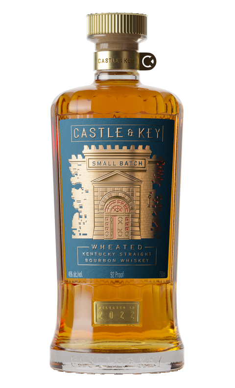Castle & Key Small Batch Wheated Kentucky Straight Bourbon Whiskey 750ml