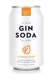 Deep Bay Citrus Mint Cocktail Can 12-Oz