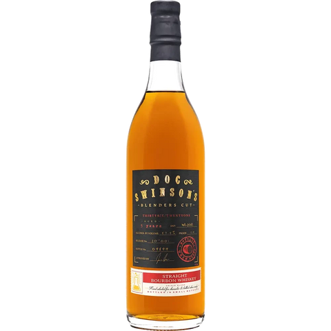 Doc Swinson's Blenders Cut Straight Bourbon Whiskey 750ml