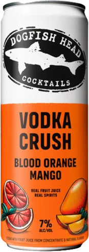 Dogfish Head Blood Orange & Mango Vodka Crush Cocktail Can