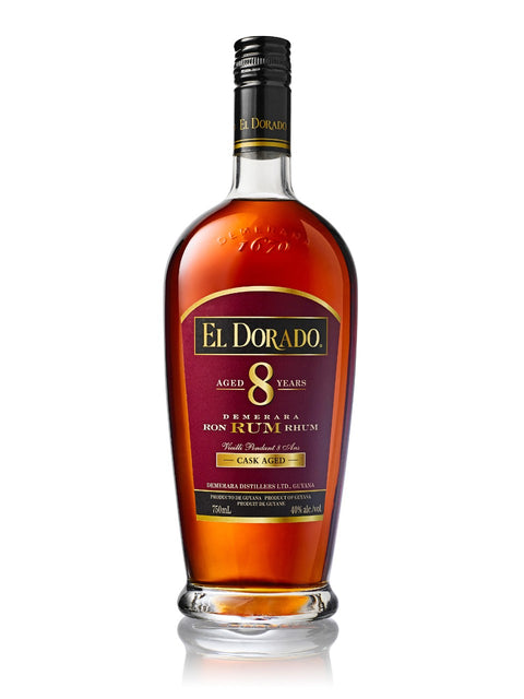 El Dorado 8 Year Old Fine Cask Aged Rum 750ml