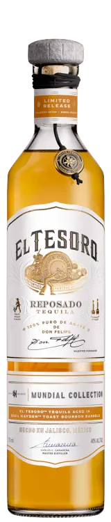 El Tesoro de Don Felipe Mundial Collection Basil Hayden Casks Reposado Tequila 750ml