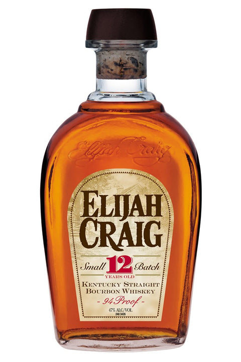 Elijah Craig 12 Year Old Small Batch Kentucky Straight Bourbon Whiskey 750ml