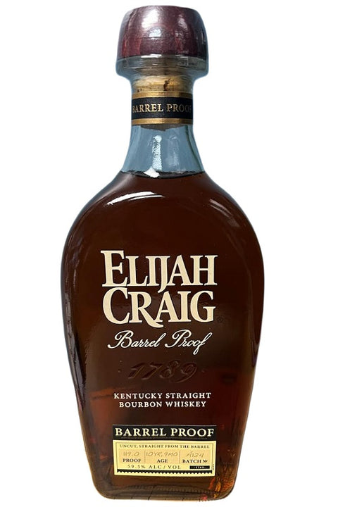 Elijah Craig Small Batch Barrel Proof Batch A124 Kentucky Straight Bourbon Whiskey 750ml