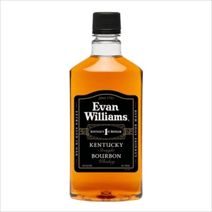 Evan Williams Black Label Kentucky Straight Bourbon Whiskey Plastic Bottle 750ml