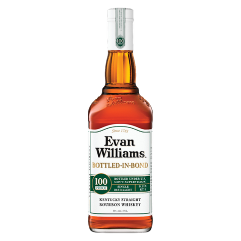 Evan Williams White Label Bottled in Bond Kentucky Straight Bourbon Whiskey 750ml