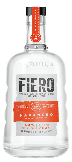 Fiero Blanco Tequila with Habanero Pepper 750ml