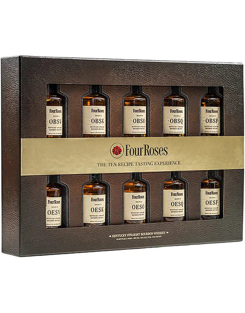 Four Roses Ten Recipe Tasting Experience Kentucky Straight Bourbon Whiskey Bundle 50ml 10-Pack