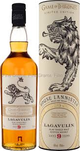 Game of Thrones House Lannister Lagavulin 9 Year Old Single Malt Scotch Whisky 750ml