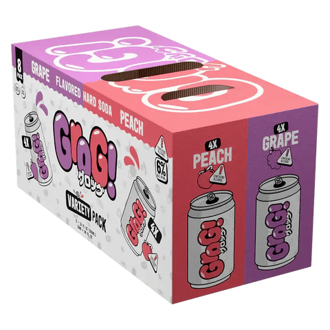 Grog Hard Soda Variety Can 8-Pack