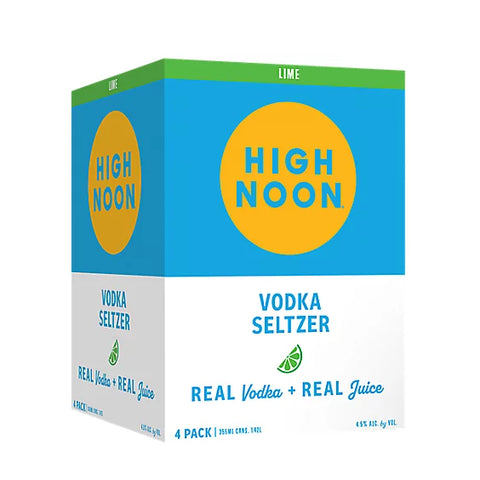 High Noon Lime Vodka Seltzer 4-Pack Can