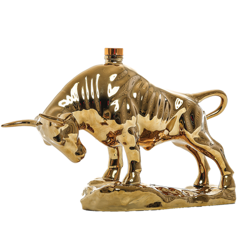 Horos Golden Longhorn Decanter Bourbon Whiskey 750ml