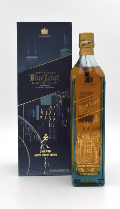 Johnnie Walker Blue Label Chicago Limited Edition Design Blended Scotch Whisky 750ml