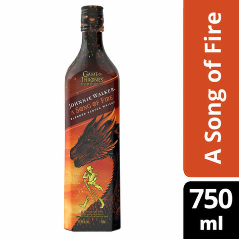 Johnnie Walker Game of Thrones Limited Edition A Song of Fire Blended Scotch Whisky 750ml