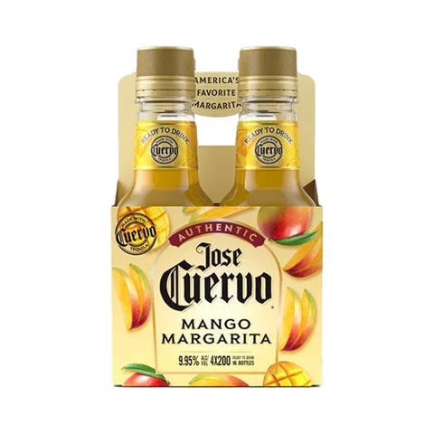 Jose Cuervo Authentic Mango Margaritas 200ml Bottle 4-Pack