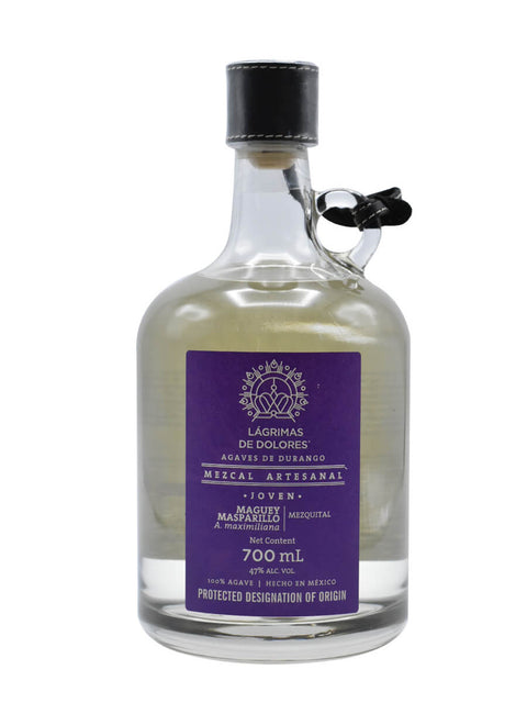 Lagrimas de Dolores Maguey Masparillo Artesanal Joven Mezcal 750ml