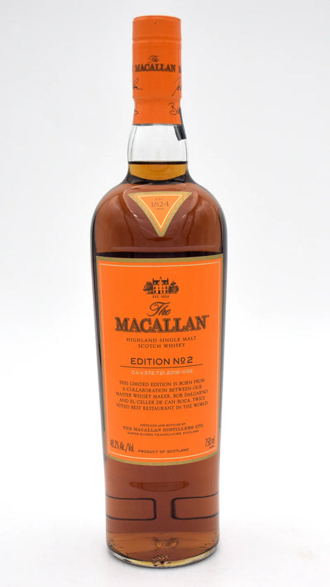 Macallan Edition No 2 Single Malt Scotch Whisky 750ml