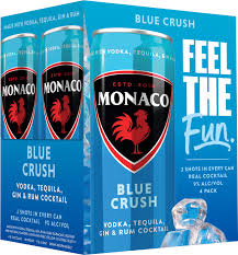 Monaco Blue Crush Cocktail 4-Pack