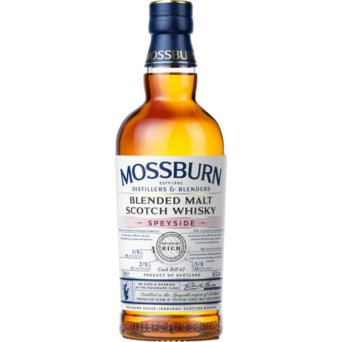 Mossburn Speyside Blended Malt Scotch Whisky 750ml