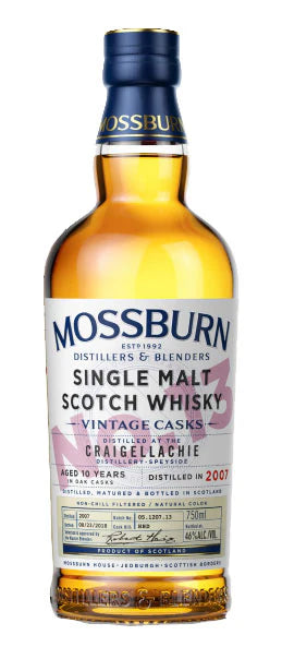 Mossburn Vintage Casks Craigellachie No.13 10 Year Old Single Malt Scotch Whisky 750ml
