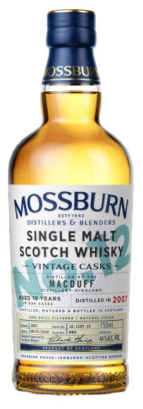Mossburn Vintage Casks Macduff No.12 10 Year Old Single Malt Scotch Whisky 750ml