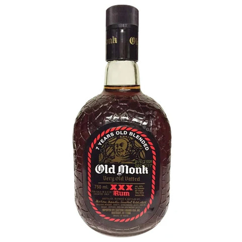 Old Monk XXX Very Old Vatted 7 Year Old Blend Rum 750ml