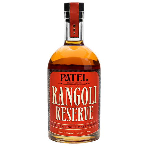 Patel Diwali Celebration Special Release Rangoli Reserve 7 Year Old American Single Malt Whiskey 750ml