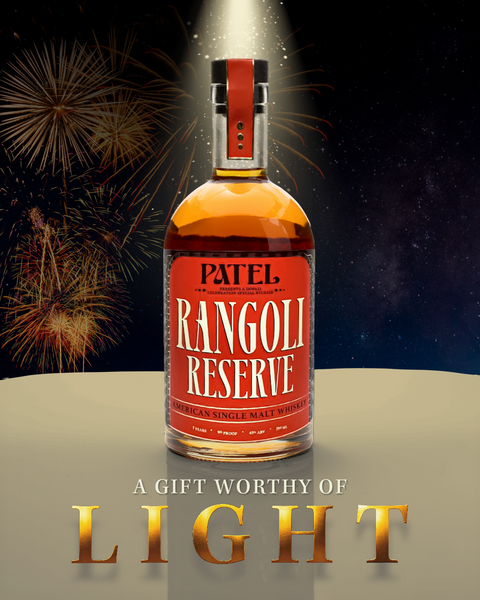 Patel Diwali Celebration Special Release Rangoli Reserve 7 Year Old American Single Malt Whiskey 750ml