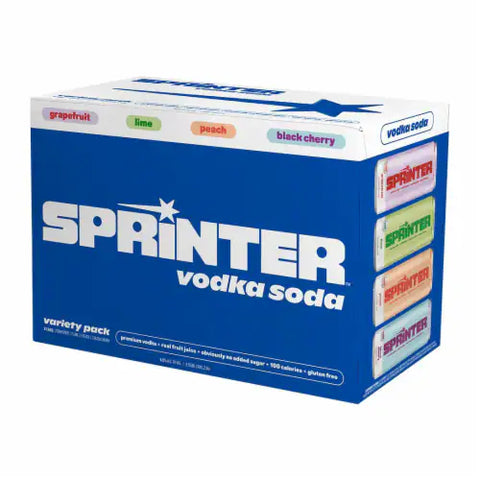 Sprinter Vodka Soda Variety 355ml Can 8-Pack