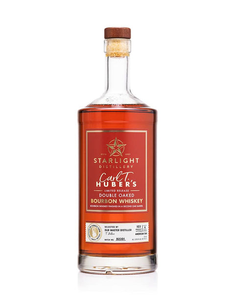 Starlight Distillery Carl T. Double Oaked Bourbon Whiskey 750ml