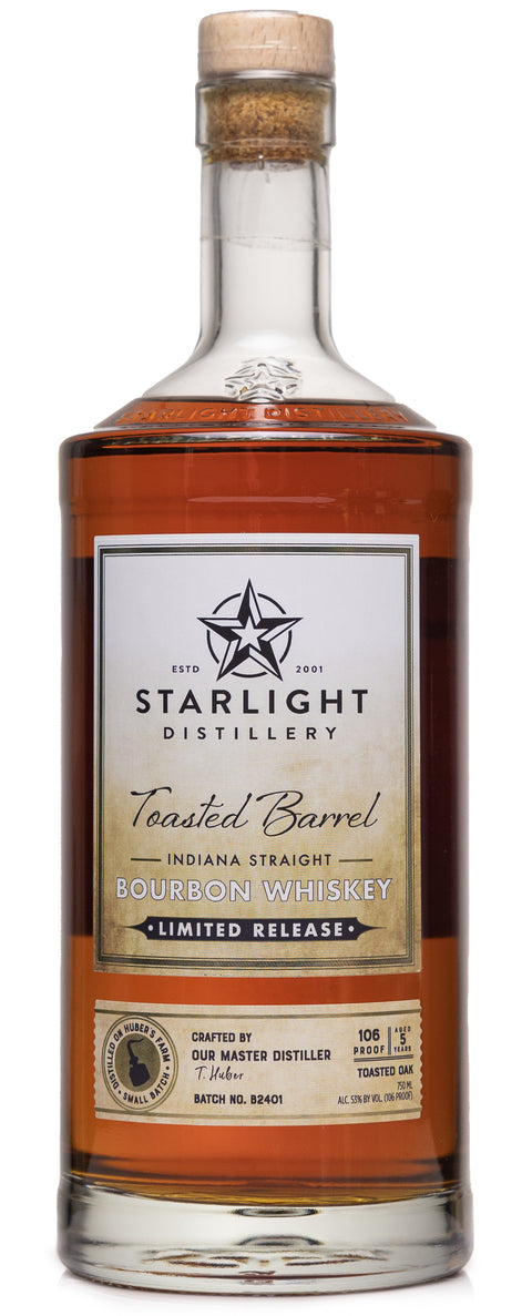 Starlight Distillery Toasted Barrel Indiana Straight Bourbon Whiskey 750ml