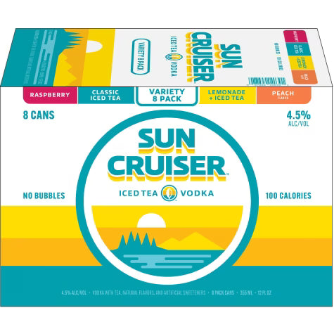 Sun Cruiser Iced Tea Variety 355ml Can 8-Pack