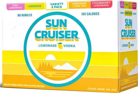 Sun Cruiser Lemonade Vodka Cocktail 12-Oz Can 8-Pack