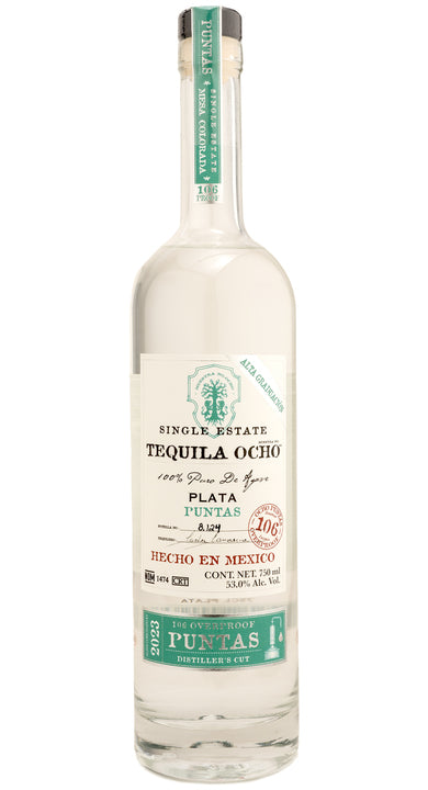 Tequila Ocho Puntas Single Estate Plata Tequila 750ml