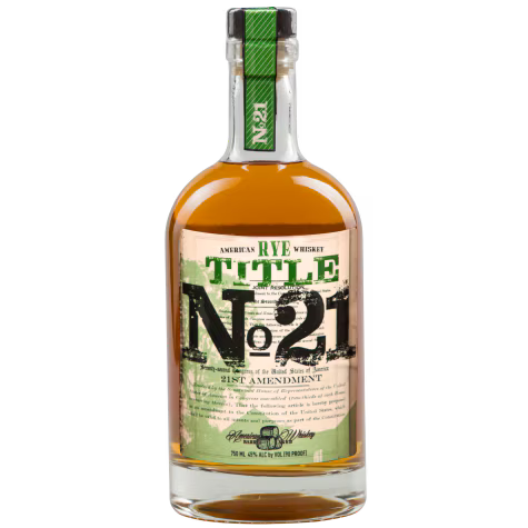 Title No. 21 American Rye Whiskey 750ml