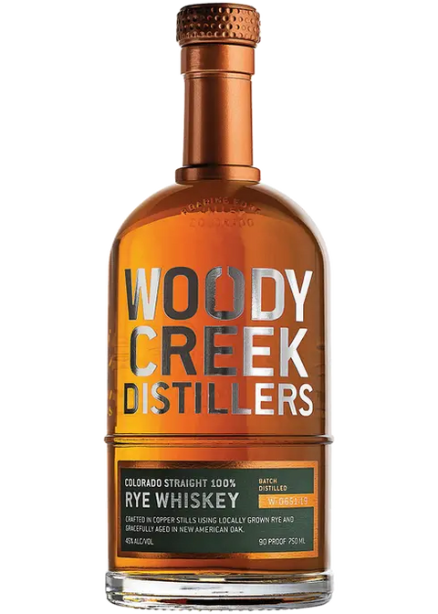 Woody Creek Straight Rye Whiskey 750ml