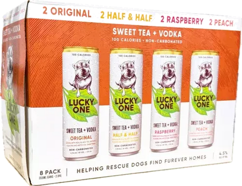 High Noon Lucky One Original Sweet Tea Vodka Variety 8-Pack