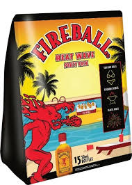 Fireball Cinnamon Whisky 50ml 15-Pack