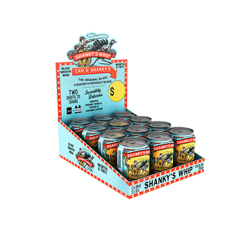 Shanky's Whip Whiskey Liqueur Can 100ml 15Pack