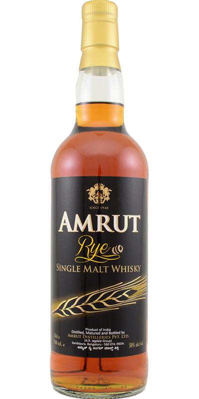 Amrut Rye Single Malt Whisky 750ml