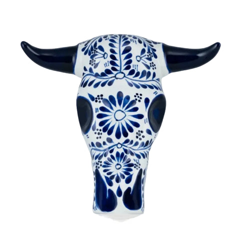 Azulejos Trophy Head Horn Anejo Tequila "Blue" 750ml