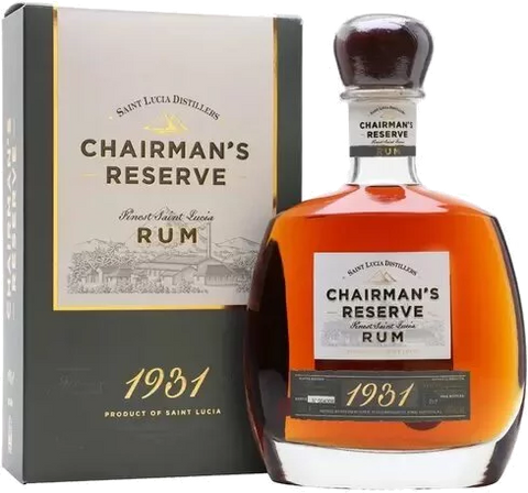 1931 St. Lucia Distillers Chairman's Reserve Master's Selection Rum 700ml